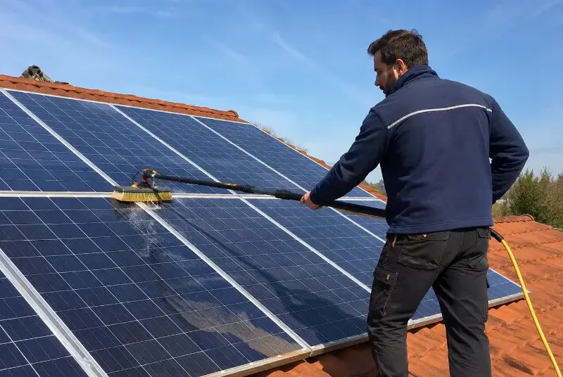 Nettoyage et entretien de panneaux solaires à Thézan-des-Corbières